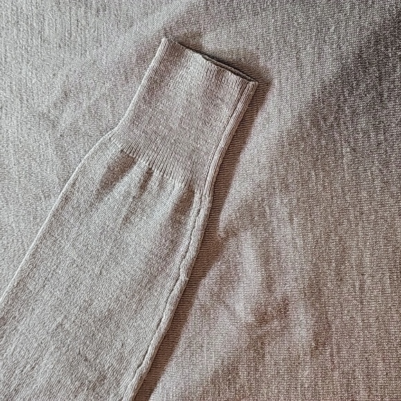 Madewell sweater scoop neck small oversized oat or creme 100٪ merino wool - Picture 4 of 9